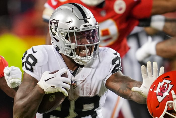 Las Vegas Raiders running back Josh Jacobs